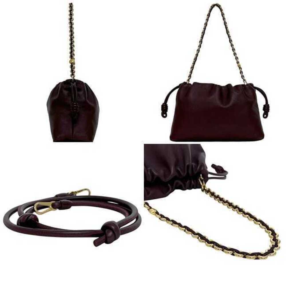 Loewe Purse Flamenco Dark Bordeaux Shoulder Handbag Red Bag Red Burgundy